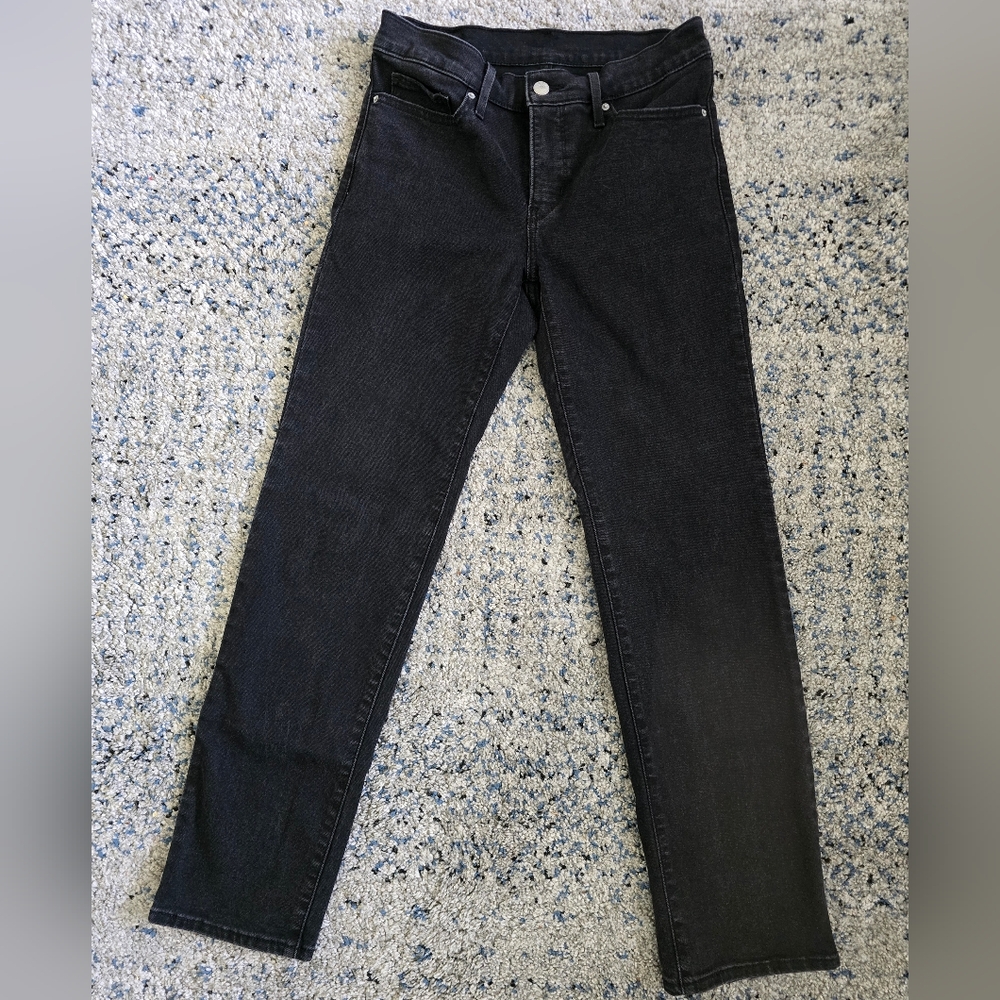 Levi's Black Straight Leg Jeans Classic Style